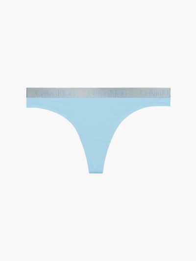 Calvin Klein Underwear HU141344 | Calvin Klein Radiant Cotton Női Tanga Kék